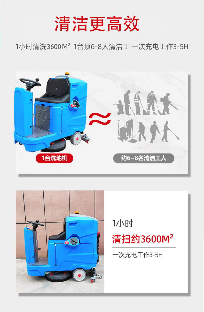 丽水驾驶式洗地机更适合用在高铁站